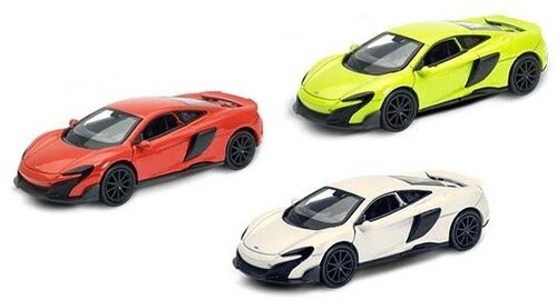 Легковой автомобиль Welly McLaren 675LT Coupe (43757) 1:38, 19 см, микс