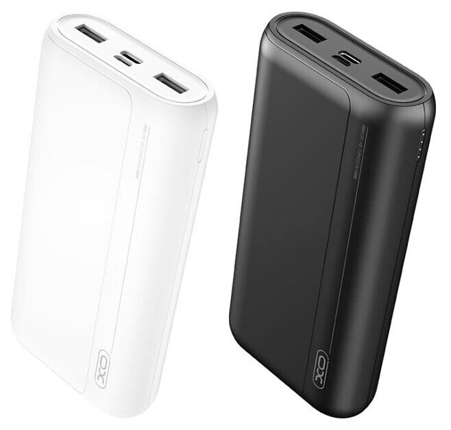 Внешний аккумулятор Power bank XO PR122 20000 mAh 2USB+Micro USB+Type-C USB-С белый