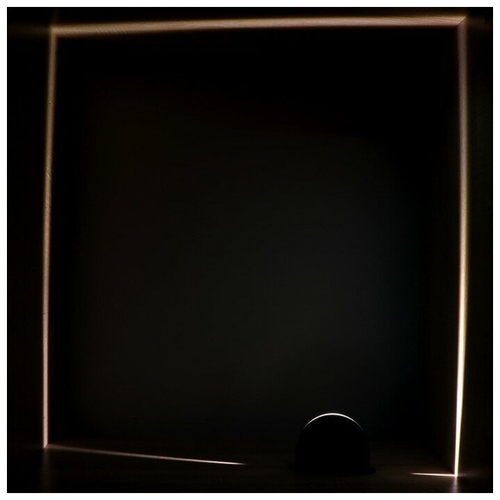 Светильник светодиодный "Луч", 6 Вт, 660 Лм, 3000 К, IP 54, 220 В, черный - фотография № 2
