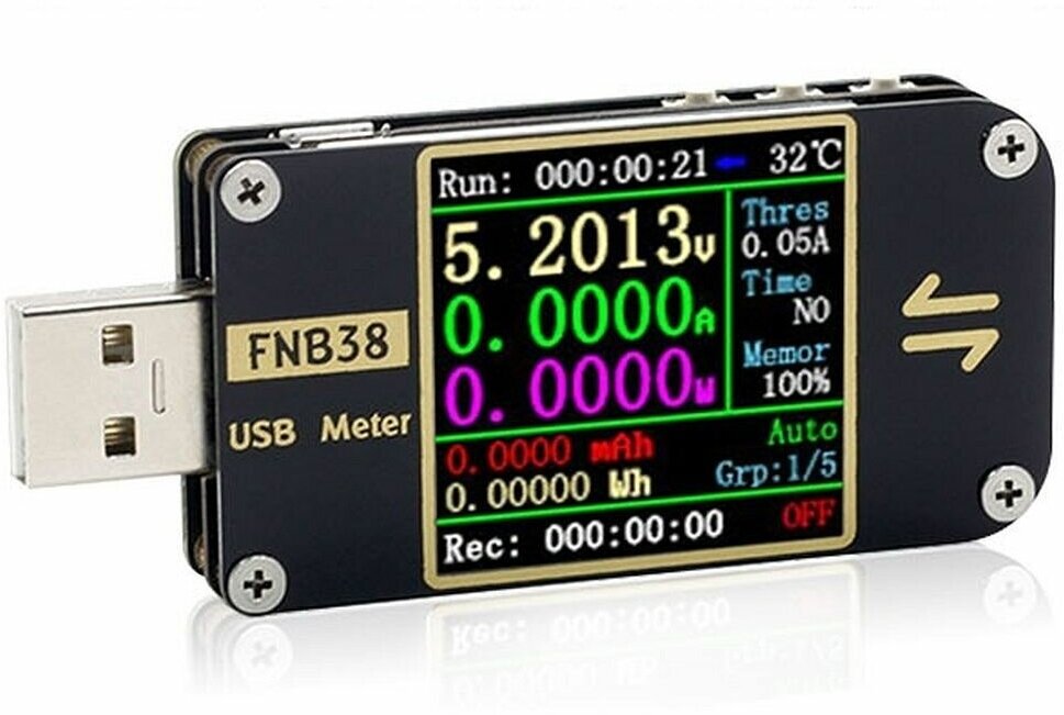 USB тестер FNiRSi FNB38