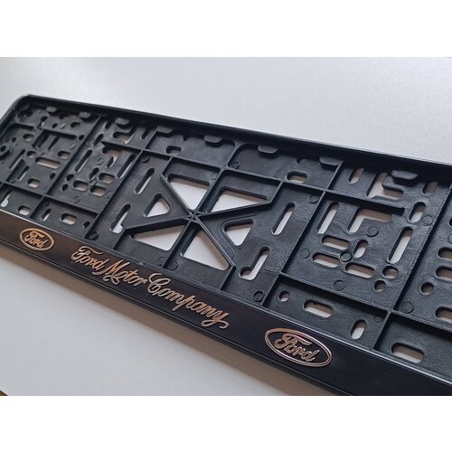 Рамка номерного знака Форд (FORD) с защелкой, 2 шт.