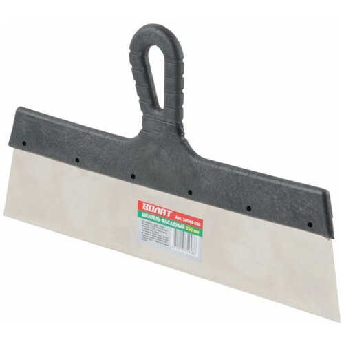 Шпатель фасад. нерж. с пласт. ручкой 300мм волат (34040-300)