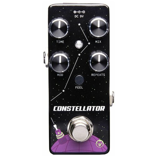 Педаль эффектов Pigtronix Constellator Micro - Delay педаль эффектов pigtronix space rip micro гитарный эффект synth