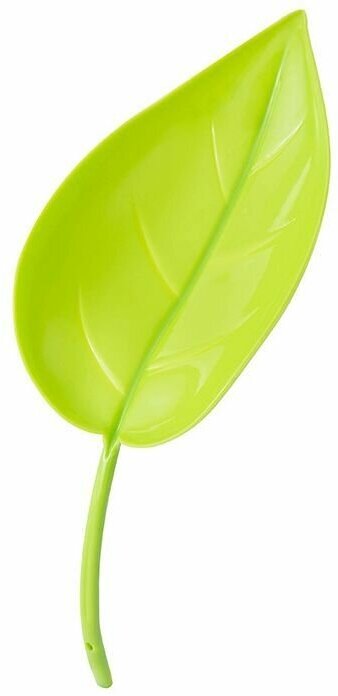 Устройство для полива комнатных растений "Листик" (воронка для удобного поливания цветов в горшках автополив) 19 х 7.5 см цвет светло-зеленый