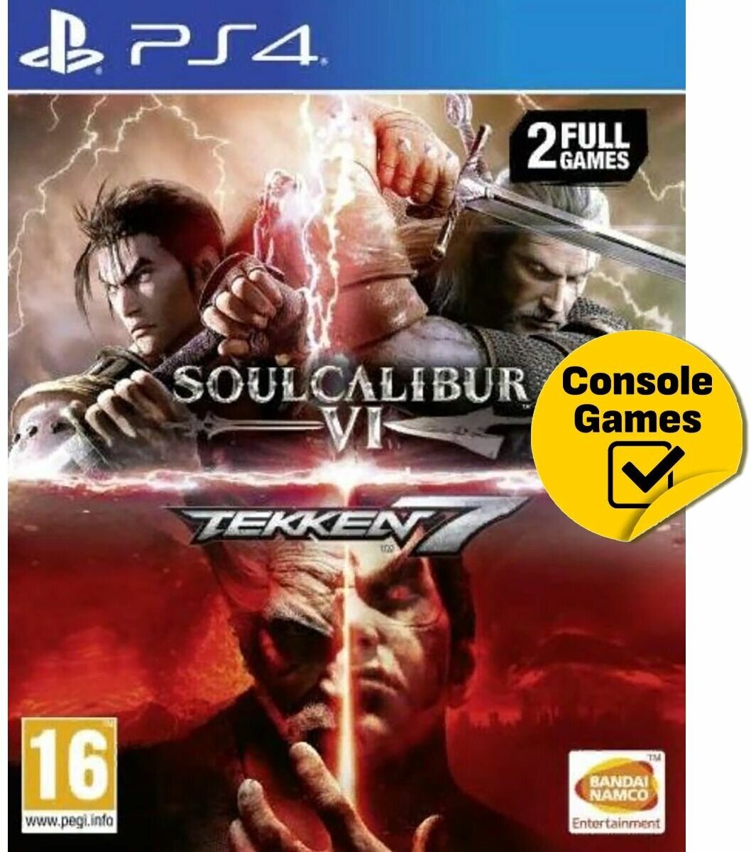 PS4 Soulcalibur 6 + Tekken 7 (русские субтитры)