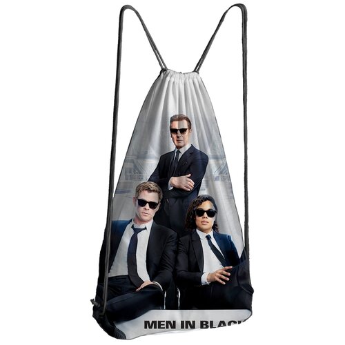 фото Сумка, рюкзак для сменной обуви люди в черном интернэшнл drabs