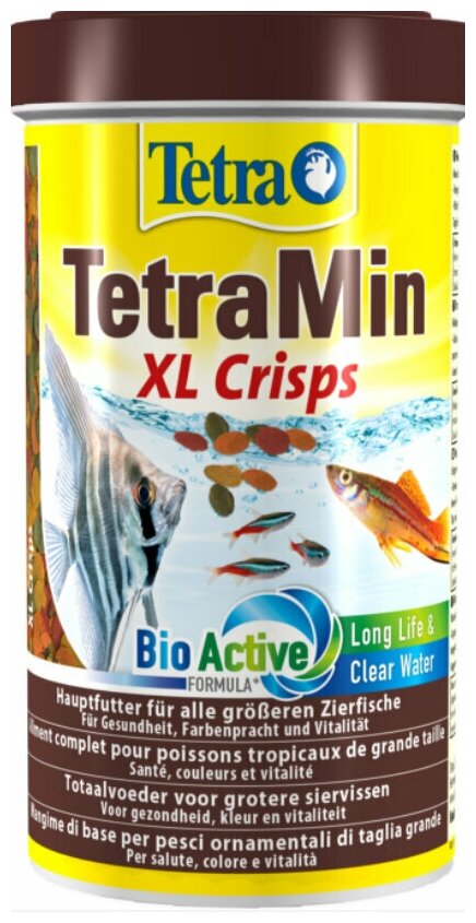 Корм для рыб TetraMin XL Crisps 500мл крупные чипсы - фотография № 16