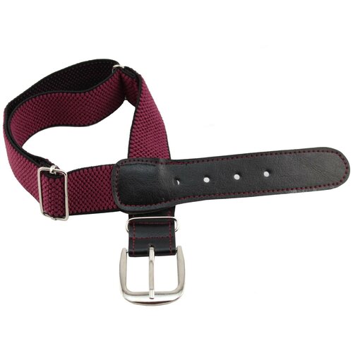 фото Ремень stilmark, размер 60, бордовый