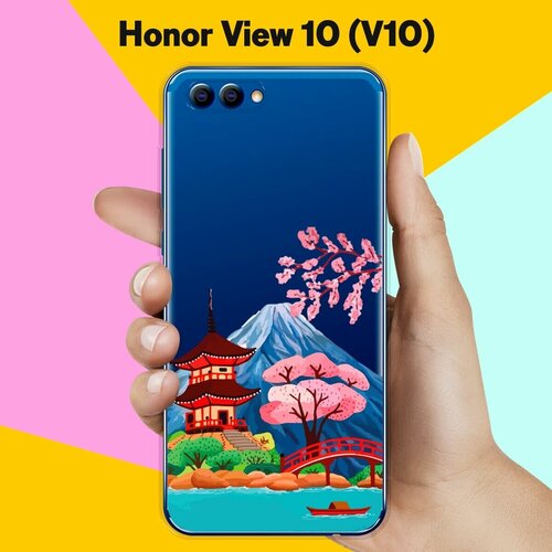 Силиконовый чехол на Honor View 10 (V10) Вулкан / для Хонор Вьюв 10 В10