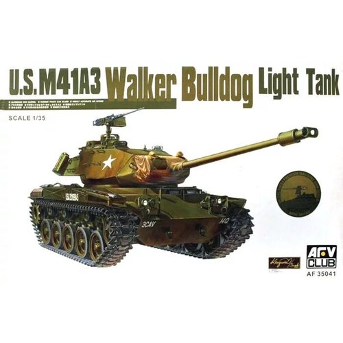 Сборная модель AFV club U.S. M41A3 Walker Bulldog Light Tank 1:35 (35041)