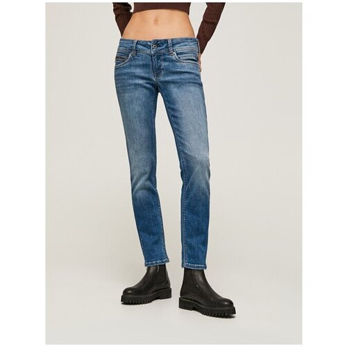 джинсы для женщин, Pepe Jeans London, модель: PL204165HN62, цвет: голубой, размер: 31/32