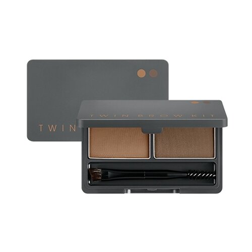 Missha Тени для бровей Twin Brow Kit, 01 natural brown