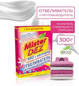 Фото Отбеливатель-пятновыводитель Mister Dez Eco-Cleaning БИО+КИСЛОРОД