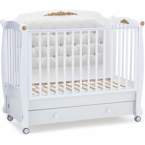 детская кровать nuovita furore swing продольный bianco белый Детская кровать Nuovita Furore Swing продольный (Bianco/Белый)