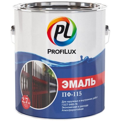 Эмаль универсальная ПФ-115 Profilux SUPERPRICE, матовая, белая, 20кг