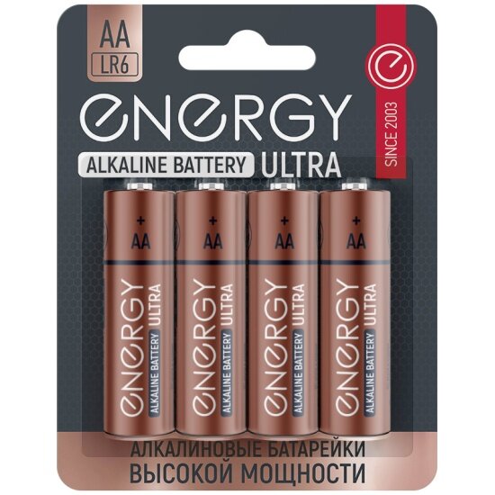 Элемент питания Energy Ultra LR6 (АА) 4шт.