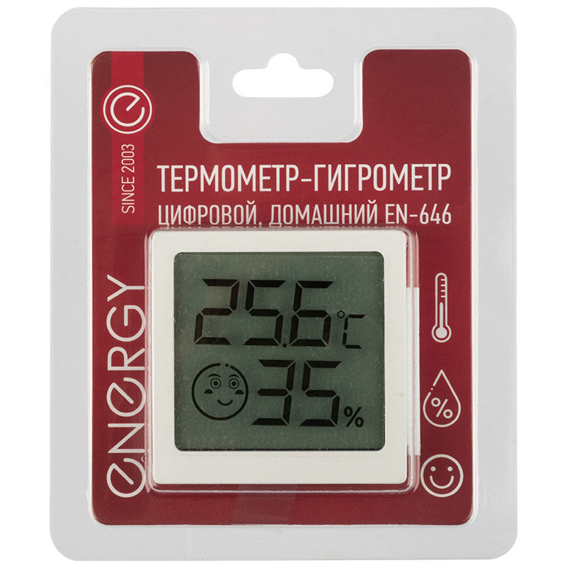 Термометр-гигрометр цифровой, домашний Energy EN-646 (107309) - фотография № 4