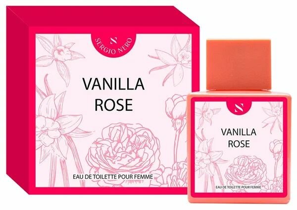 Sergio Nero Туалетная вода женская Vanilla Rose, 50мл