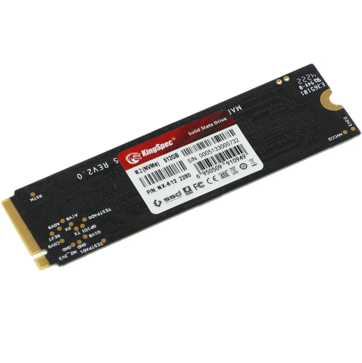 Твердотельный накопитель Kingspec 512Gb PCI-E 3.0 NX-512 - фото №15