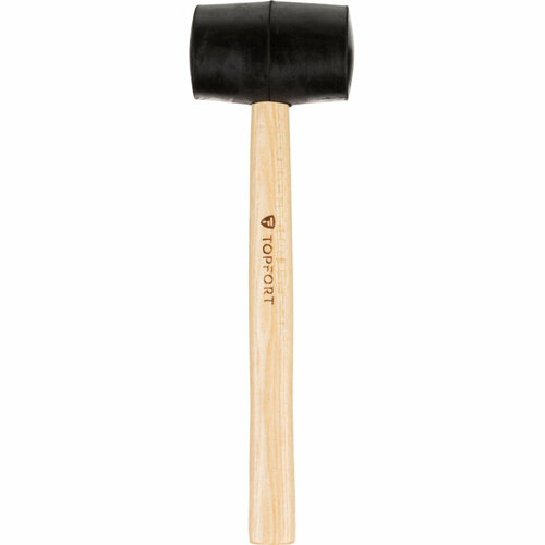 Киянка резиновая 450 г TOPFORT c деревянной рукояткой 373₽