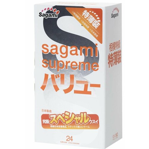 Sagami Ультратонкие презервативы Xtreme Superthin - 24 шт презервативы sagami xtreme superthin 1 шт