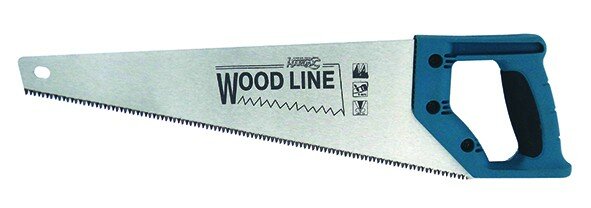 Ножовка по дереву Remocolor Пила по дереву WOOD LINE, 400 мм, шаг 3,5 мм/ 7-8TPI, 3D-заточка, чехол