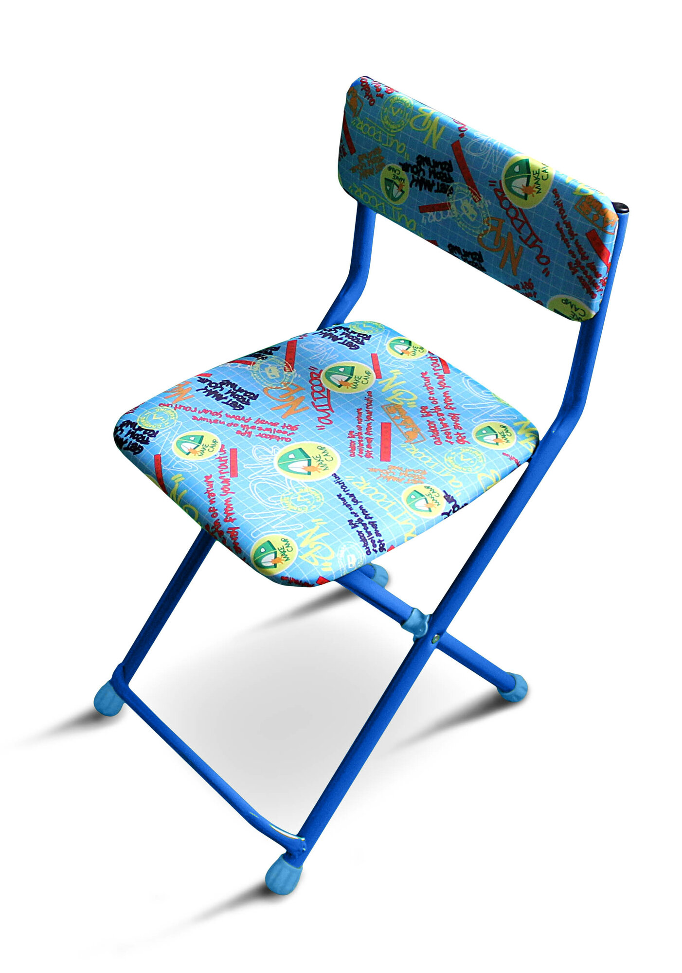 фото Стульчик складной детский с мягким сиденьем