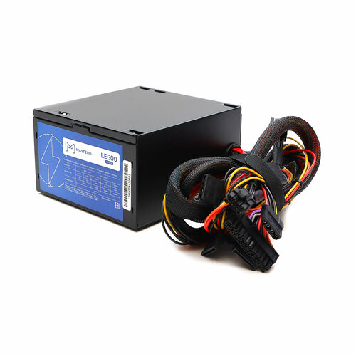 Блок питания 600 Вт ATX Mastero LE600 120 мм 80 Plus LE600-120BFV1 4390₽