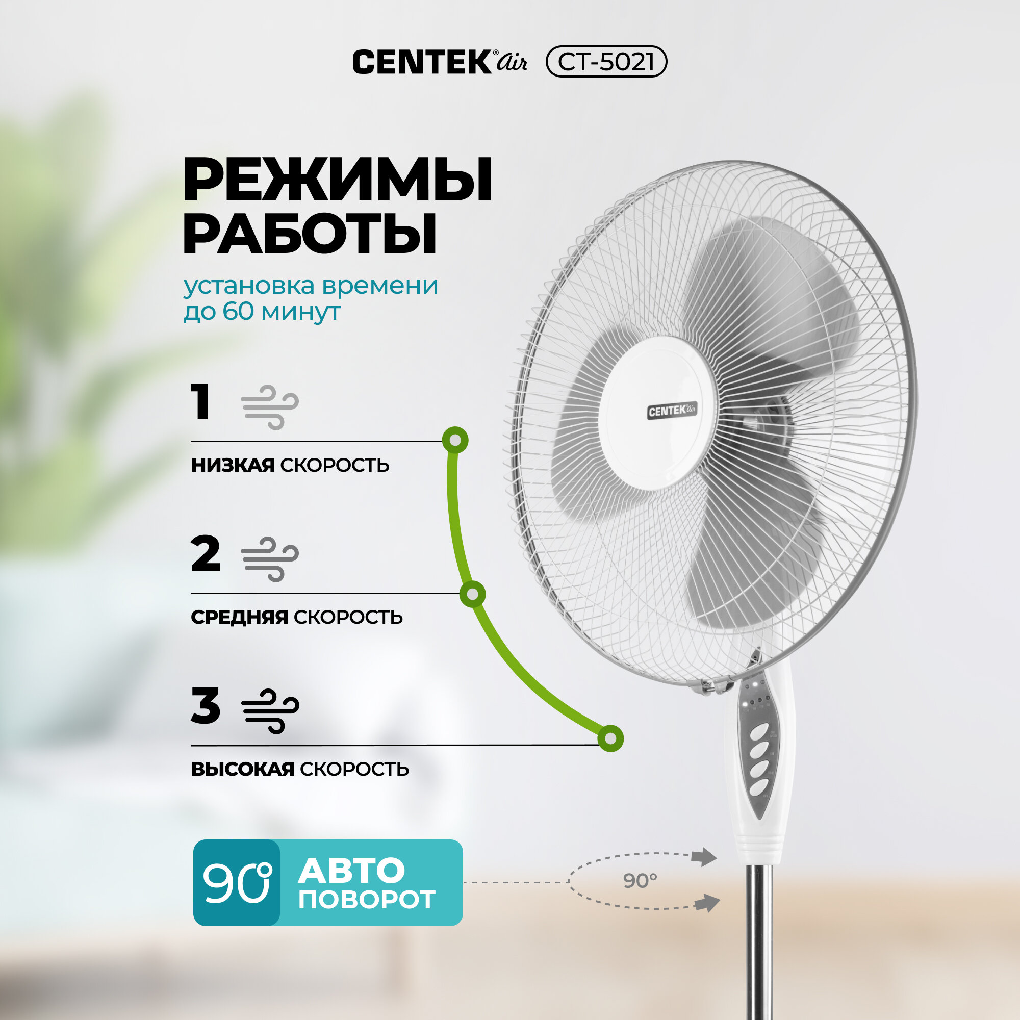 вентилятор Centek - фото №3