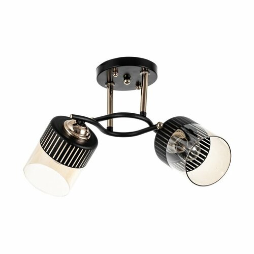 Люстра Галион 2хЕ27 40Вт черно-золотой 48х26 см 3401₽