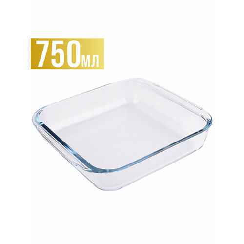 Форма для запекания Loraine, стеклянная, 19,5x17 см