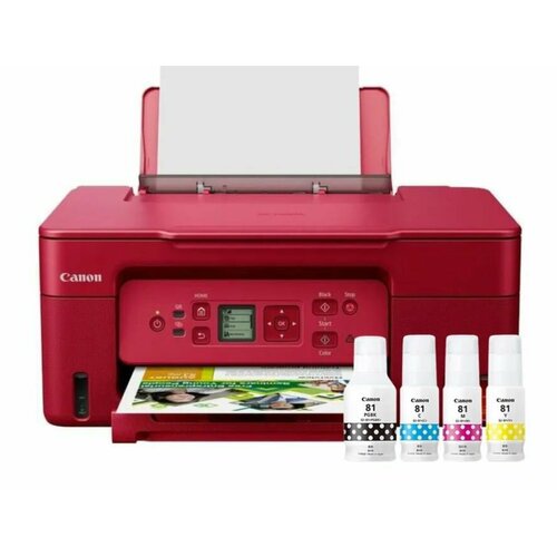МФУ струйное Canon Pixma G3872 СНПЧ A4 цветная печать Wi-Fi красный 2750000₽