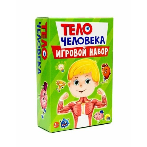 Игровой набор 3 в 1 - тело человека магнитный набор тело человека в пакете