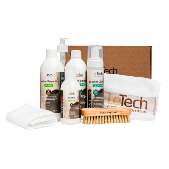 Leather Care Kit Advanced Большой набор для ухода за кожей LeTech, 500мл