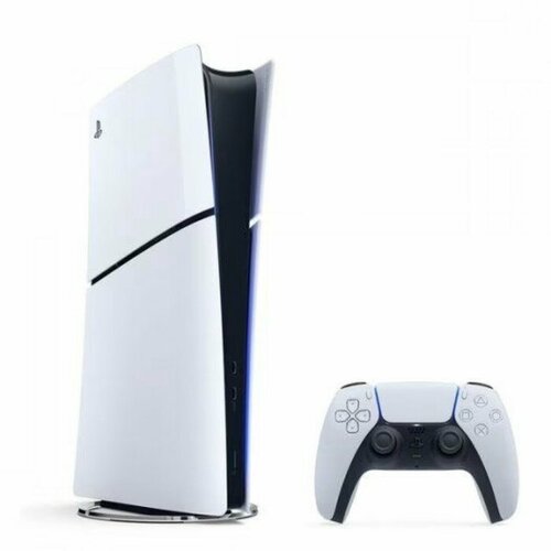 Игровая консоль PlayStation 5 SLIM DIGITAL CFI-2000 B01, белый/черный игровая консоль playstation 5 slim digital cfi 2000 b01 белый черный