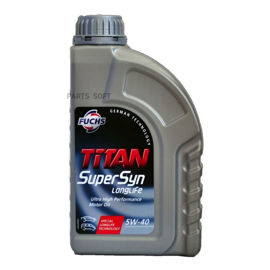 FUCHS 601425080 TITAN Масо моторное Supersyn Longlife 5W40 1