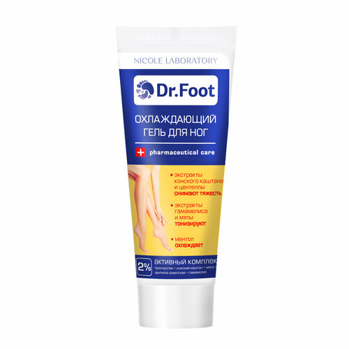 Охлаждающий гель для ног Dr.Foot 75 мл охлаждающий гель для ног footness cooling gel 75 мл