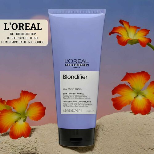 Кондиционер для осветленных и мелированных волос l'oreal professionnel conditioner serie expert blondifier gloss кондиционер для осветленных и мелированных волос serie expert blondifier 200мл кондиционер 200мл