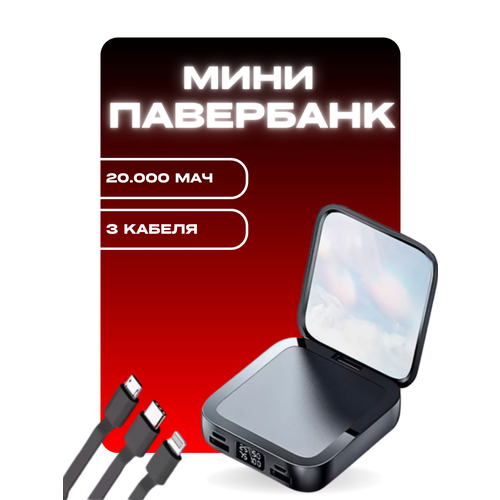 Повербанк 20000 power bank пауэр банк портативная 1550₽