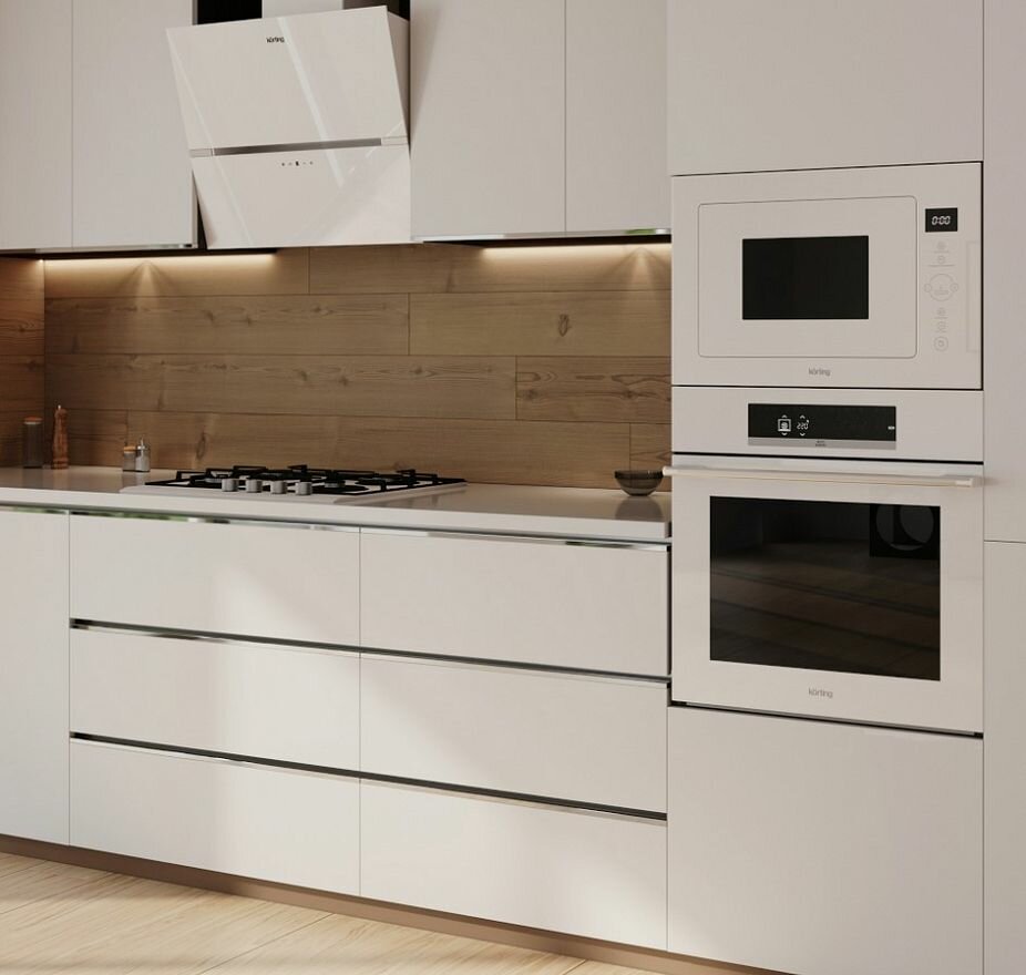 Встраиваемая микроволновая печь KORTING KMI 825 TGW, официальная гарантия — фото 1