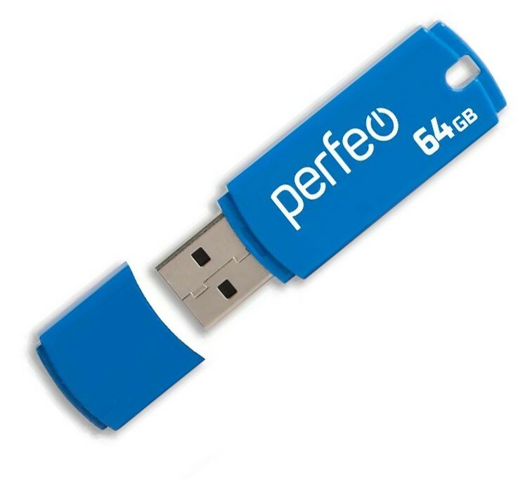 Накопитель Perfeo USB 2.0 64GB C05 Blue