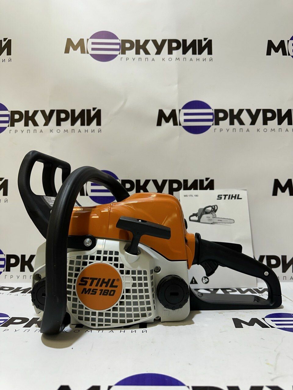 Бензопила STIHL MS 180, 16" (40см), шаг 3/8'