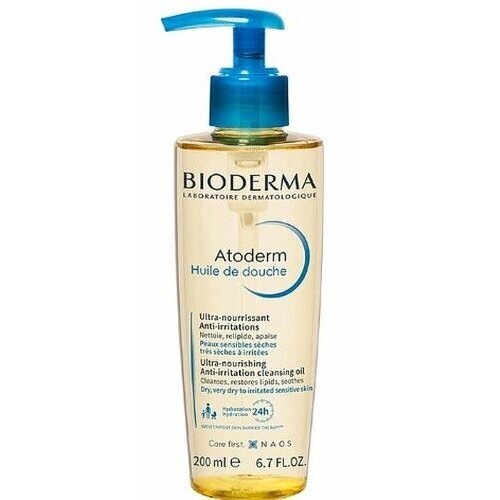 Bioderma Atoderm масло для душа ультрапитательное восстанавливающее для сухой чувствительной и атопичной кожи 200 мл масло для душа indonesie ancestrale huile de douche 200мл