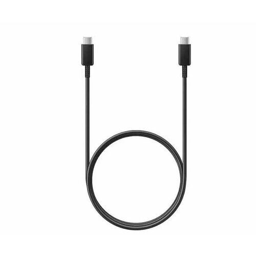 Кабель Samsung USB-C to USB-C, (5A), 1метр, (EP-DN975B), черный дата кабель samsung ep dn975bbrgru usb type c ↔ usb type c max 100w чёрный