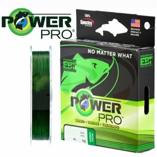фото Плетеный шнур power pro moss green 135m 0.08mm 4kg