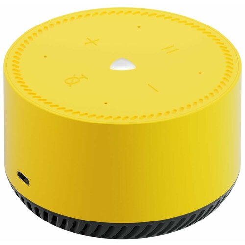 Умная колонка Яндекс Лайт с голосовым помощником Алиса лимон 5690₽