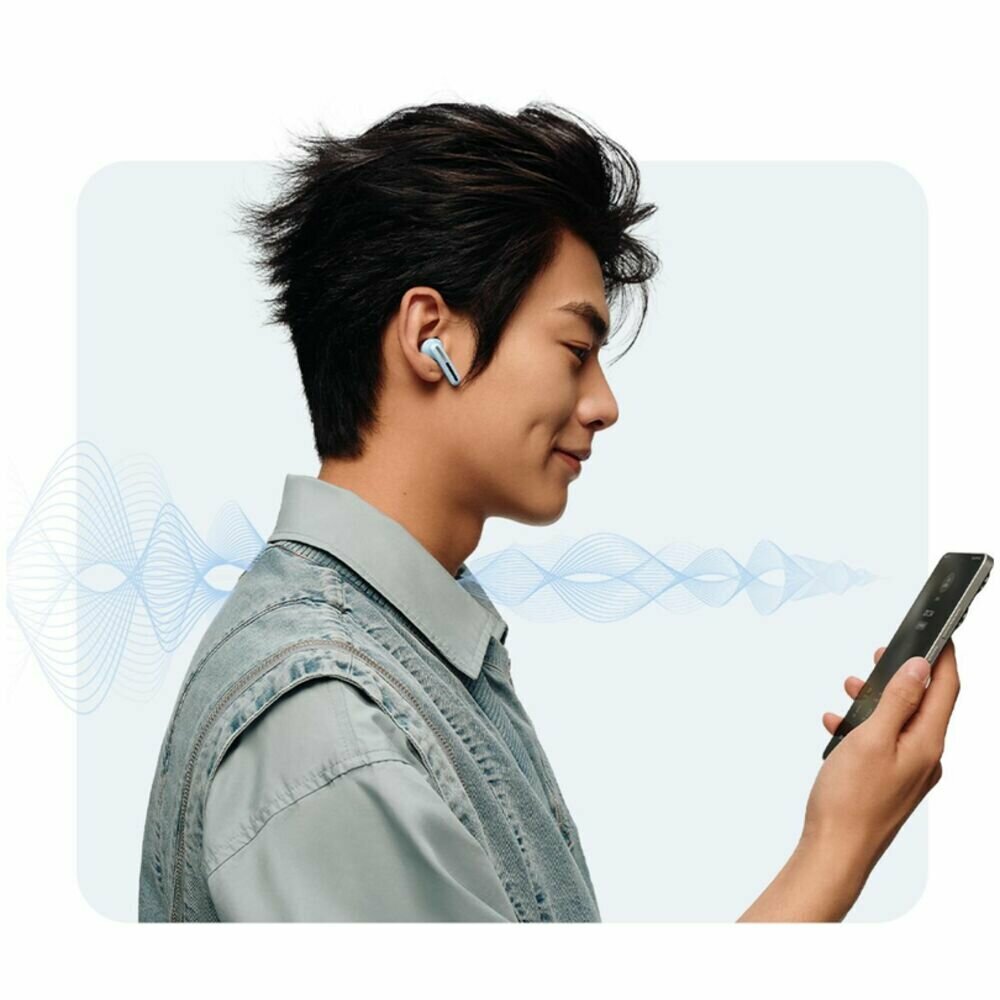 Bluetooth гарнитура Xiaomi Redmi Buds 6 Active Blue — фото 1