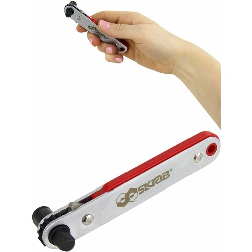 Трещотка для бит и головок 14 Skrab 44196 16 зубьев 870₽