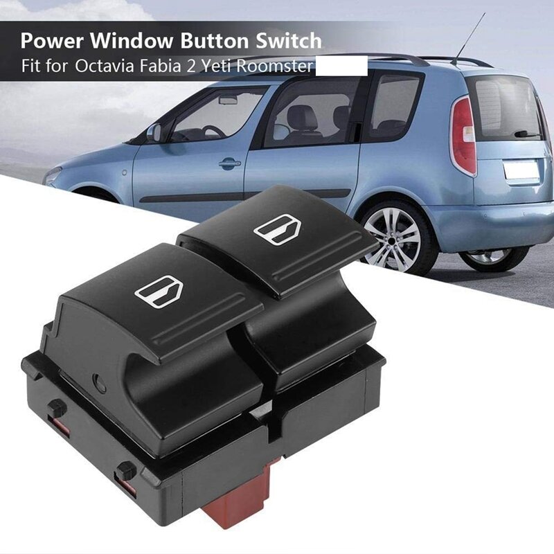 Кнопка включения стеклоподъемника MyPads для Skoda Fabia 2 Octavia 1Z Roomster — фото 1
