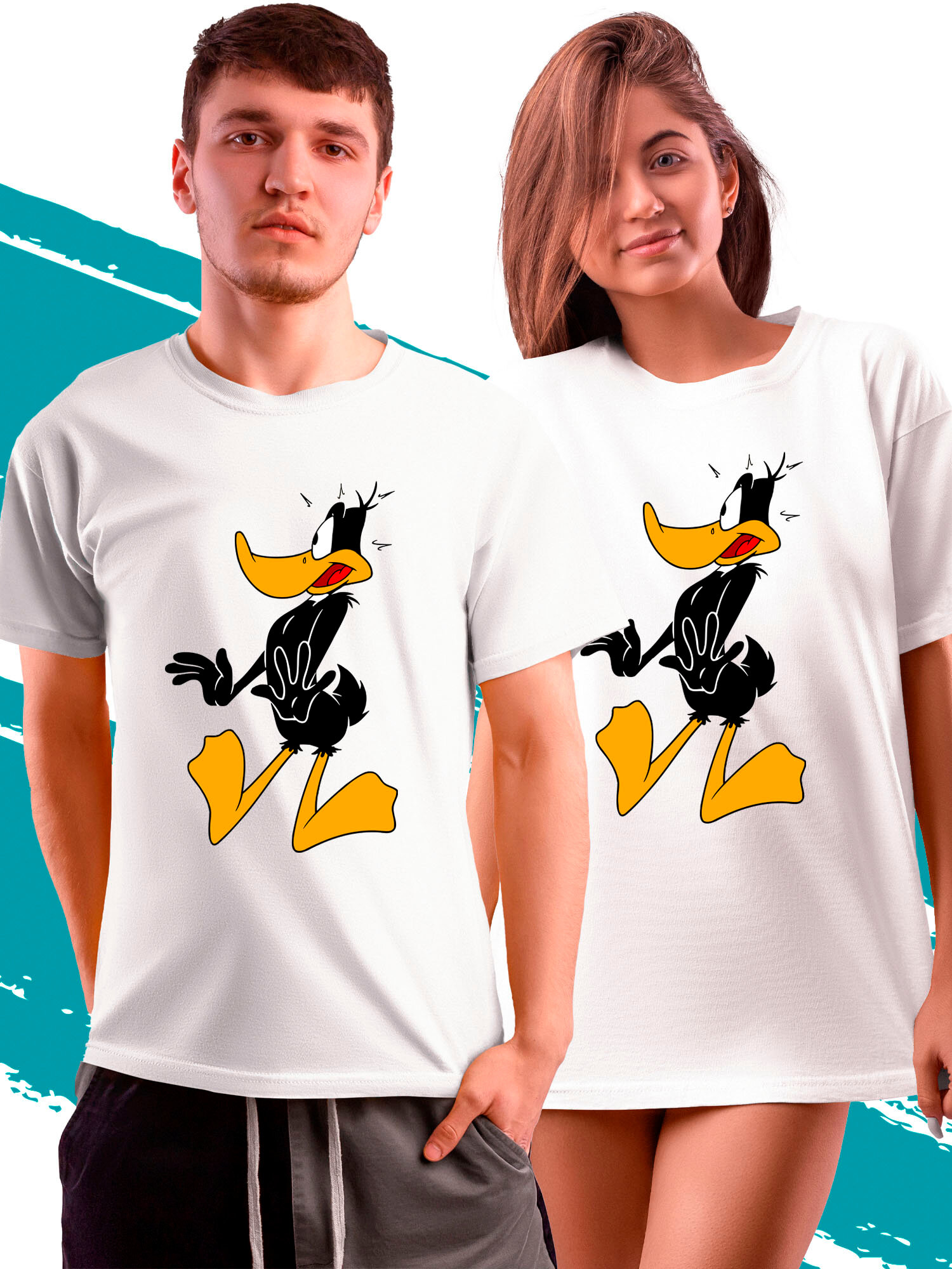 Футболка PhilShop Шоу Луни Тюнз Looney Tunes Show, размер L, белый